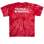 Terra Madre 2026 SFUSA T-shirt, a Red Classic Tie Dye Tee (back-view)