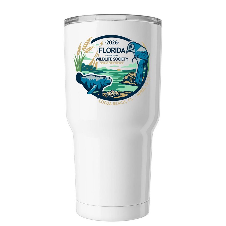 2026 FLTWS Spring Conference Tumbler, a White Insulated Tumbler