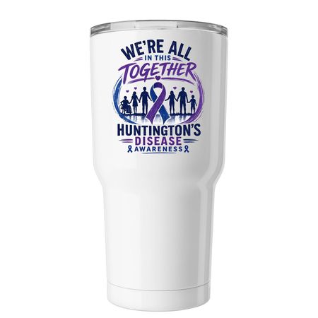 All Together HD Tumbler, a White Insulated Tumbler