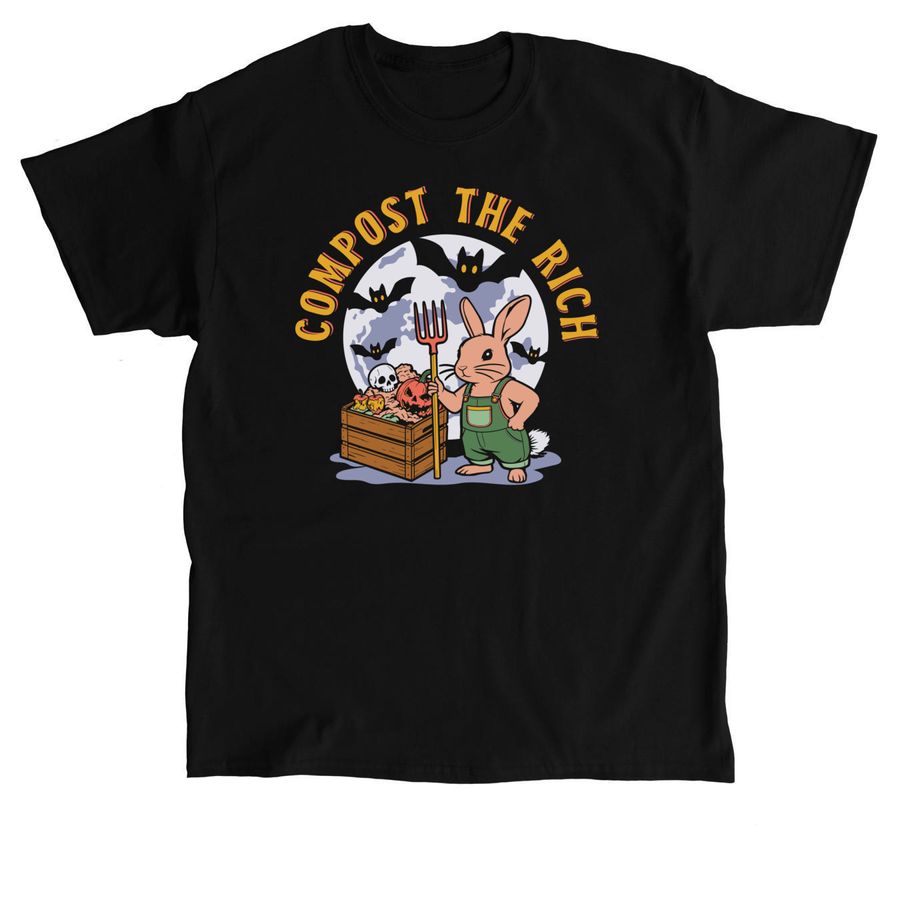 Compost the Rich&nbsp;, a Black Classic Unisex Tee
