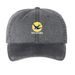 OG Hirundo Hats, a Black Printed Pigment Dye Baseball Cap