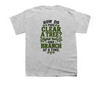I Survived! Vermilion County Edition&nbsp;, a Sport Grey Youth Unisex Tee (back-view)