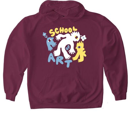 2026 Carnegie Mellon School of Art Sweatshirt, a Maroon Gildan Softstyle Pullover Hoodie