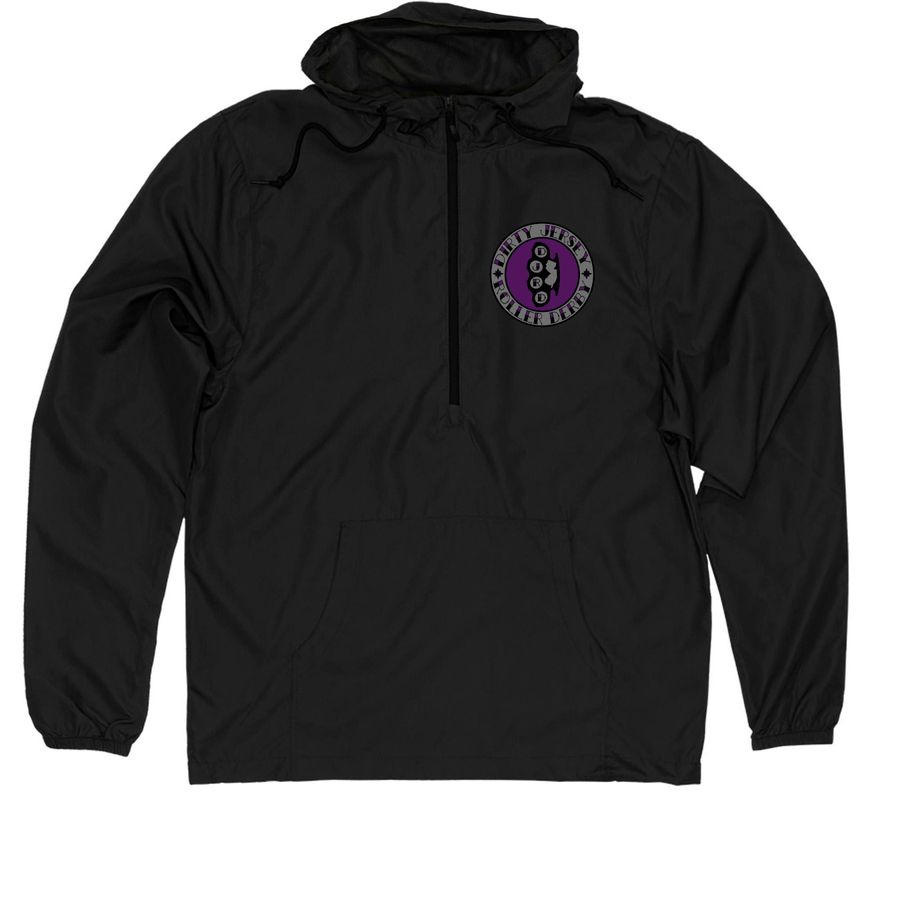 DJRD Jacket, a Black Quarter-Zip Windbreaker