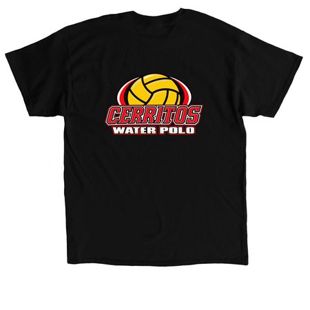 Old School CHS Water Polo Tops&nbsp;, a Black Classic Unisex Tee (back-view)