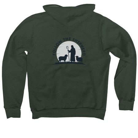 Follow the Shepherd RFK 204, a Heather Forest Premium Pullover Hoodie