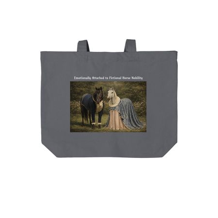 Duke & Duchess Tote, a Storm Grey Cotton Canvas Tote Bag