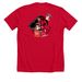 Genre Readers: RED, a Solid Red Blend Premium Unisex Tee (back-view)