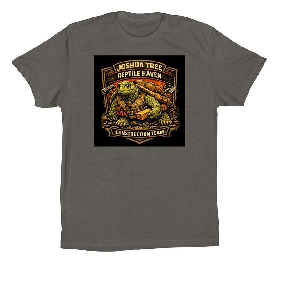 Help Build Forever, a Asphalt Premium Cotton Tee