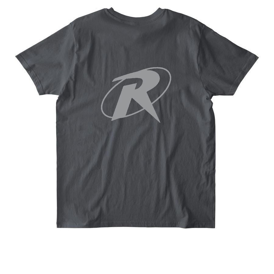 shifty-rides R Dot tee 3, a Anthracite Stanley/Stella Unisex Rocker Tee (back-view)