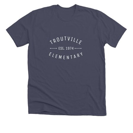 Est. 1974, a Heather Midnight Navy Premium Unisex Tee