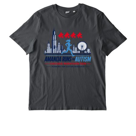 AK Runs for Autism, a Anthracite Stanley/Stella Unisex Creator 2.0 Tee