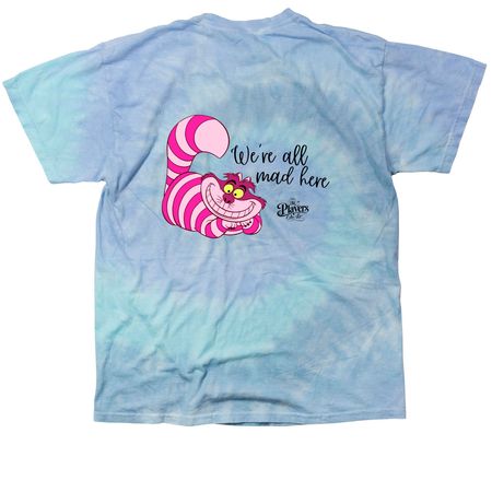 Alice in Wonderland - We're all mad here, a Lagoon Classic Tie Dye Tee