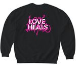 Rebrand Loading..., a Black Softstyle Crewneck Sweatshirt (back-view)