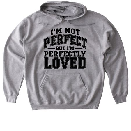 Perfectly Loved, a Sport Grey Gildan Softstyle Pullover Hoodie