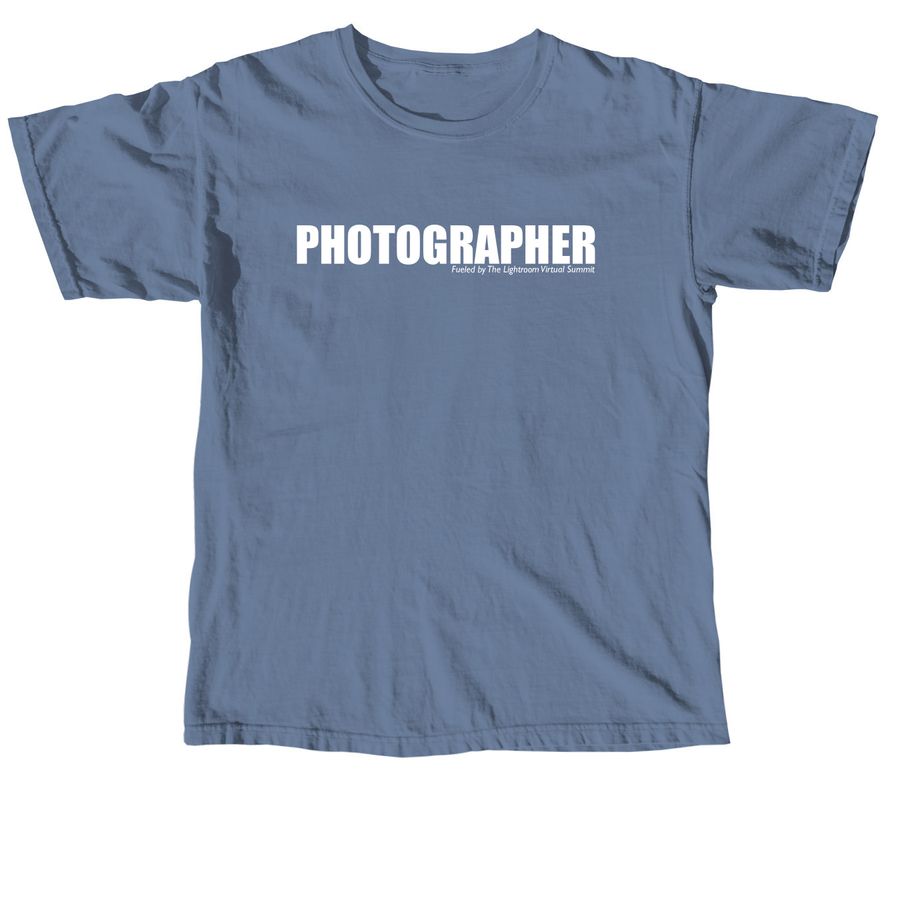 Photographer, a Blue Jean Comfort Colors Unisex Tee