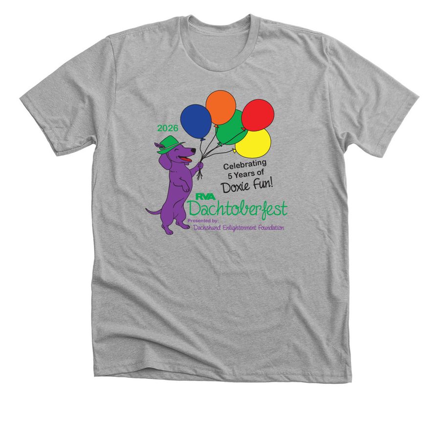 2026 RVA Dachtoberfest, a Athletic Heather Premium Unisex Tee
