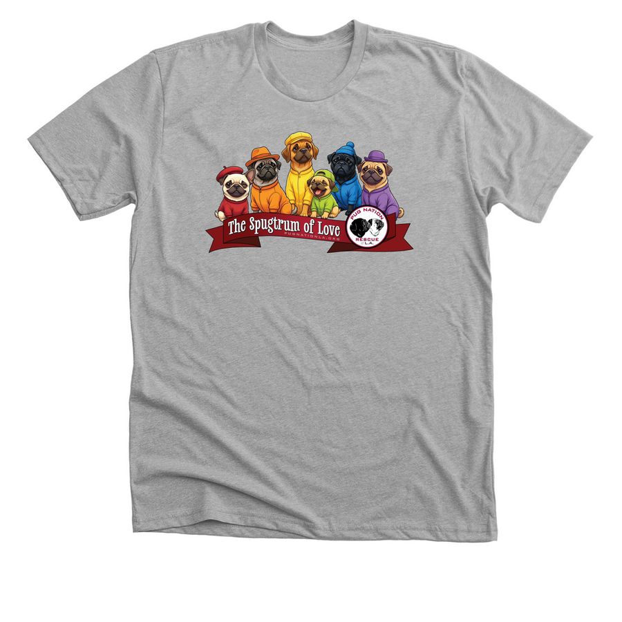 Limited Edition "Spugtrum of Love", a Athletic Heather Premium Unisex Tee