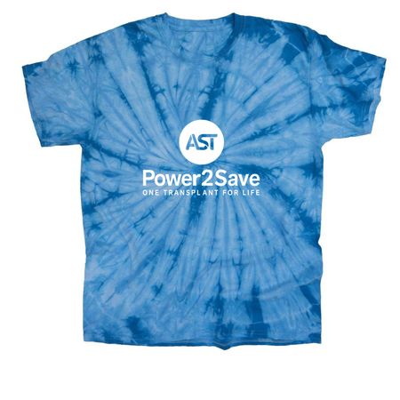 Power2Save T-Shirt&nbsp;, a Baby Blue Classic Tie Dye Tee