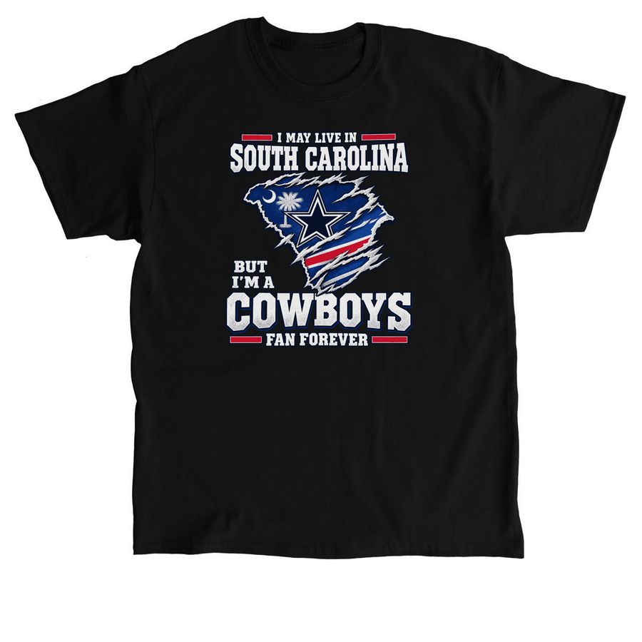 Dallas Cowboys Star Torn Rip Reveal T-Shirt, a Black Classic Unisex Tee