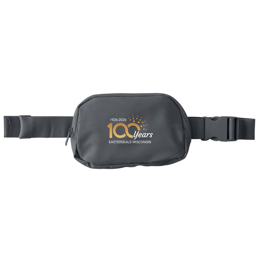 100 Years of Easterseals Wisconsin, a Storm Grey Matte Hip Pack