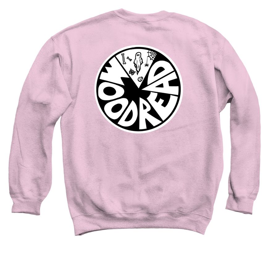 Nightmare Space! *spin the bottle tbr*, a Light Pink Crewneck Sweatshirt