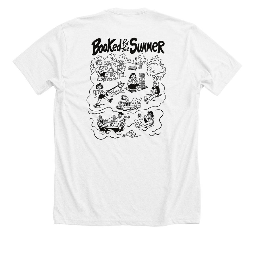 Booked for the Summer, a Solid White Blend Premium Unisex Tee