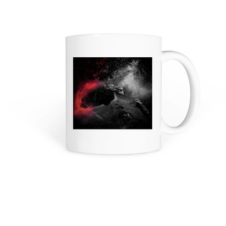 Walk the Bridge, a White Coffee Mug