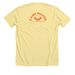 Keep on the Sunny Side, a Heather Yellow Gold Premium Unisex Tee (back-view)