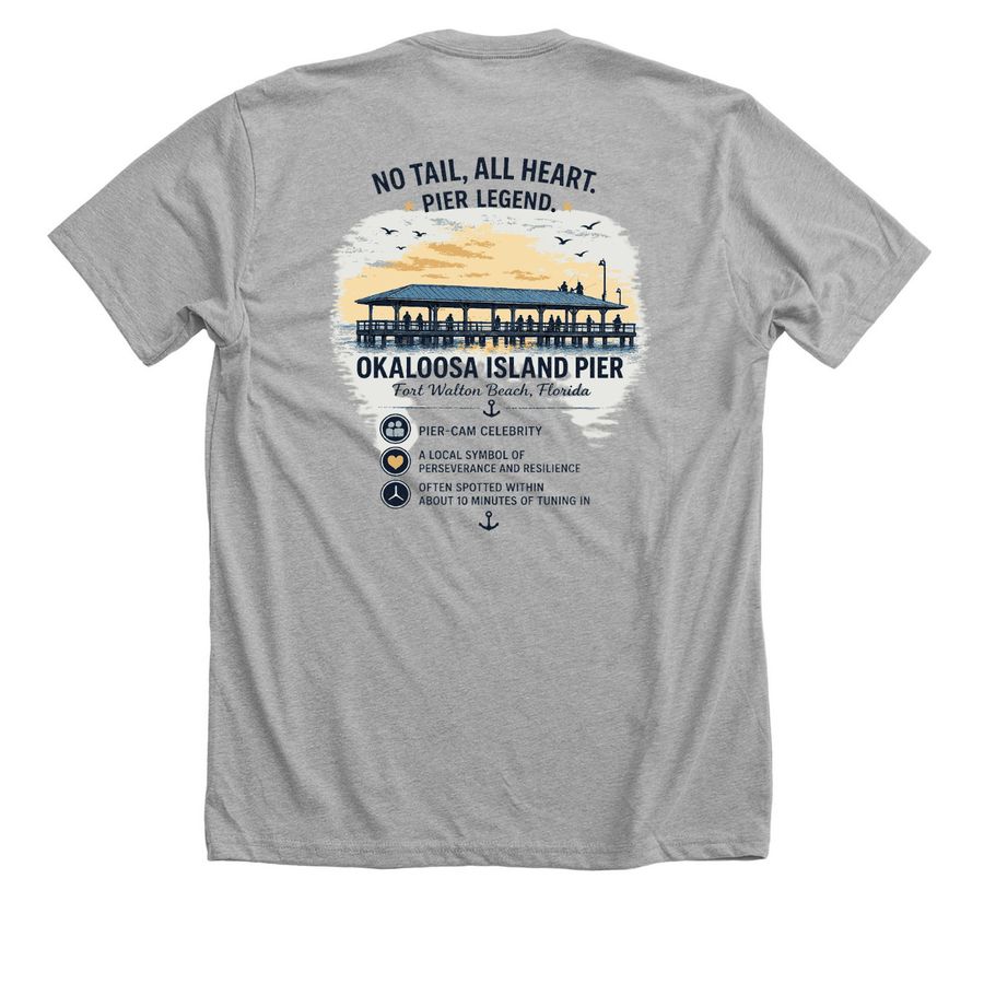 Tony the Titan, a Athletic Heather Premium Unisex Tee (back-view)