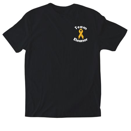Team Eleanor - Adult and Child, a Black Softstyle Cotton Tee