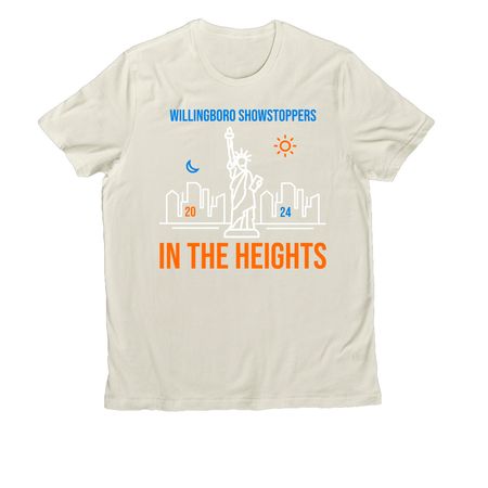 In the Heights, a White Sand Allmade Organic Cotton Unisex Tee