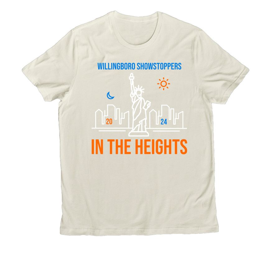 In the Heights, a White Sand Allmade Organic Cotton Unisex Tee