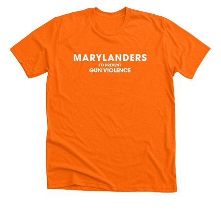 MPGV Advocacy Shirt, a Neon Orange Premium Unisex Tee