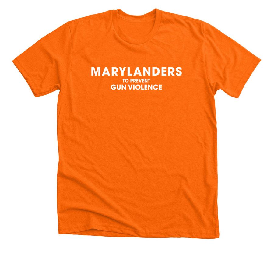 MPGV Advocacy Shirt, a Neon Orange Premium Unisex Tee