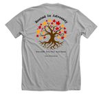 Rooted in Advocacy - CASA 2026 Fall Shirt, a Athletic Heather Premium Unisex Tee (back-view)