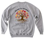 Rooted in Advocacy - CASA 2026 Fall Shirt, a Sport Grey Softstyle Crewneck Sweatshirt (back-view)
