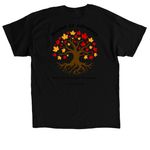Rooted in Advocacy - CASA 2026 Fall Shirt, a Black Classic Unisex Tee (back-view)