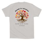 Rooted in Advocacy - CASA 2026 Fall Shirt, a Solid Athletic Grey Premium Cotton Tee (back-view)