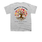 Rooted in Advocacy - CASA 2026 Fall Shirt, a Sport Grey Youth Unisex Tee (back-view)