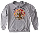 Rooted in Advocacy - CASA 2026 Fall Shirt, a Sport Grey Gildan Softstyle Pullover Hoodie (back-view)