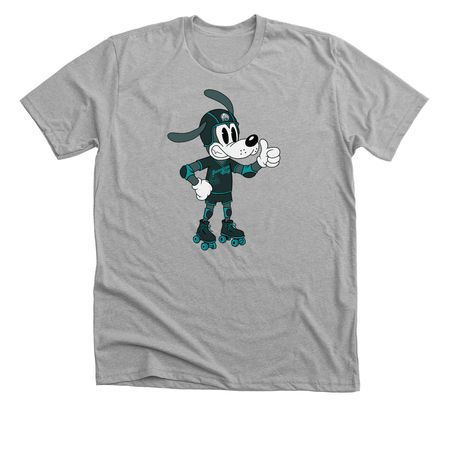 Derby for the Dogs Fundraiser, a Athletic Heather Premium Unisex Tee