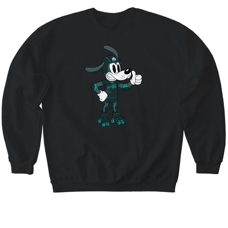 Derby for the Dogs Fundraiser, a Black Softstyle Crewneck Sweatshirt