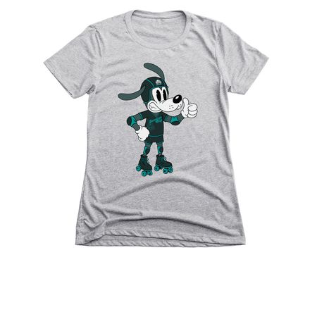 Derby for the Dogs Fundraiser, a Dark Heather Grey Women's Slim Fit Tee