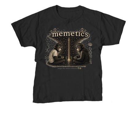 memetics, a Black Youth Unisex Tee