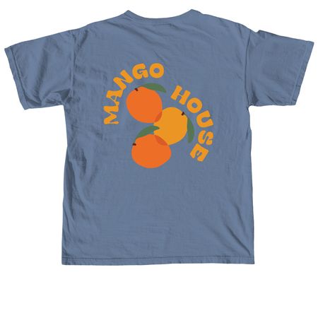 Mango House, a Blue Jean Comfort Colors Unisex Tee (back-view)