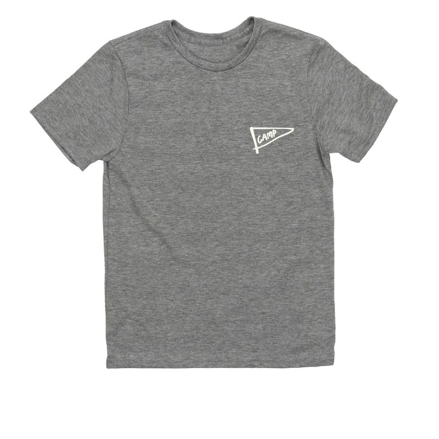 Community Camp Merch, a Aluminum Grey Allmade Youth Eco Triblend Tee