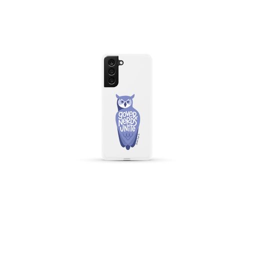 Governerds Unite Owl (Purple) Slim Galaxy S21 Phone Case Samsung Slim Phone Case