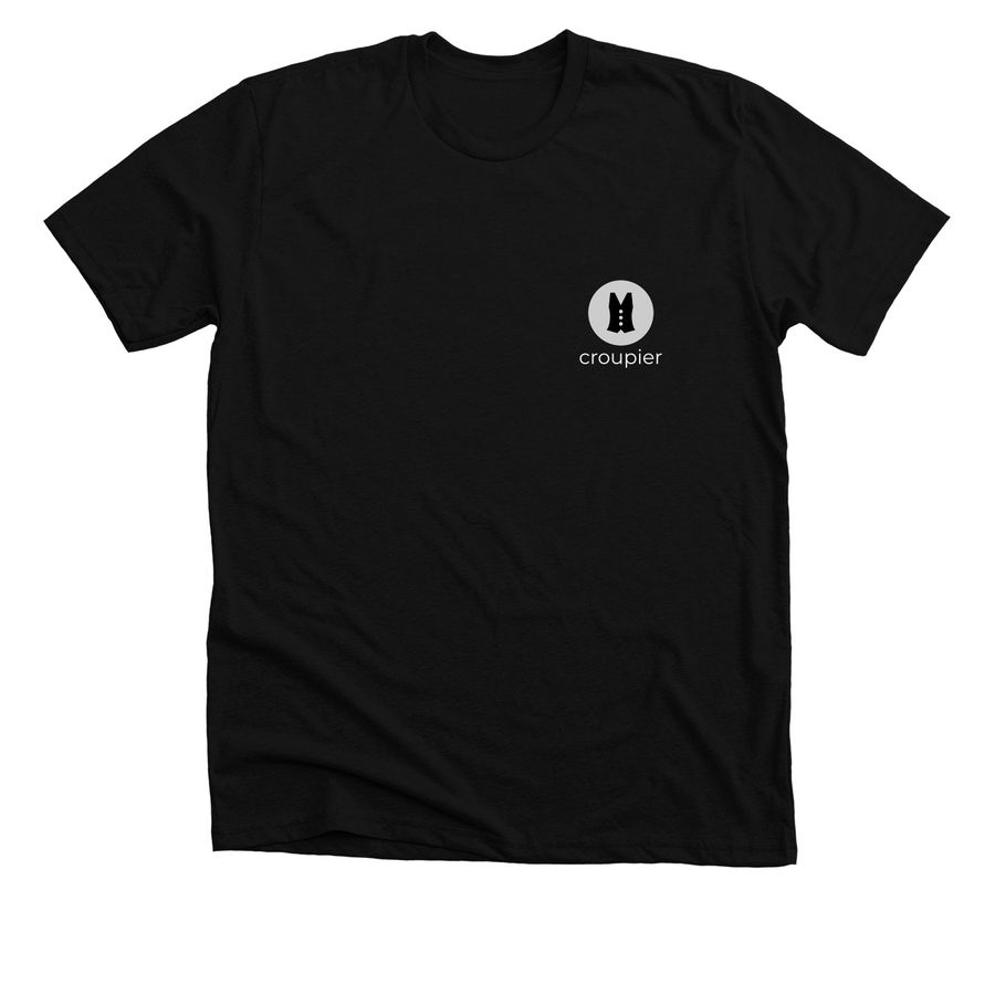StarCon '26 Croupiers, a Solid Black Blend Premium Unisex Tee