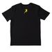 Bolt of Lightning Running Store (Nike), a Black Nike Dri-FIT Jersey Blend Performance Tee (back-view)